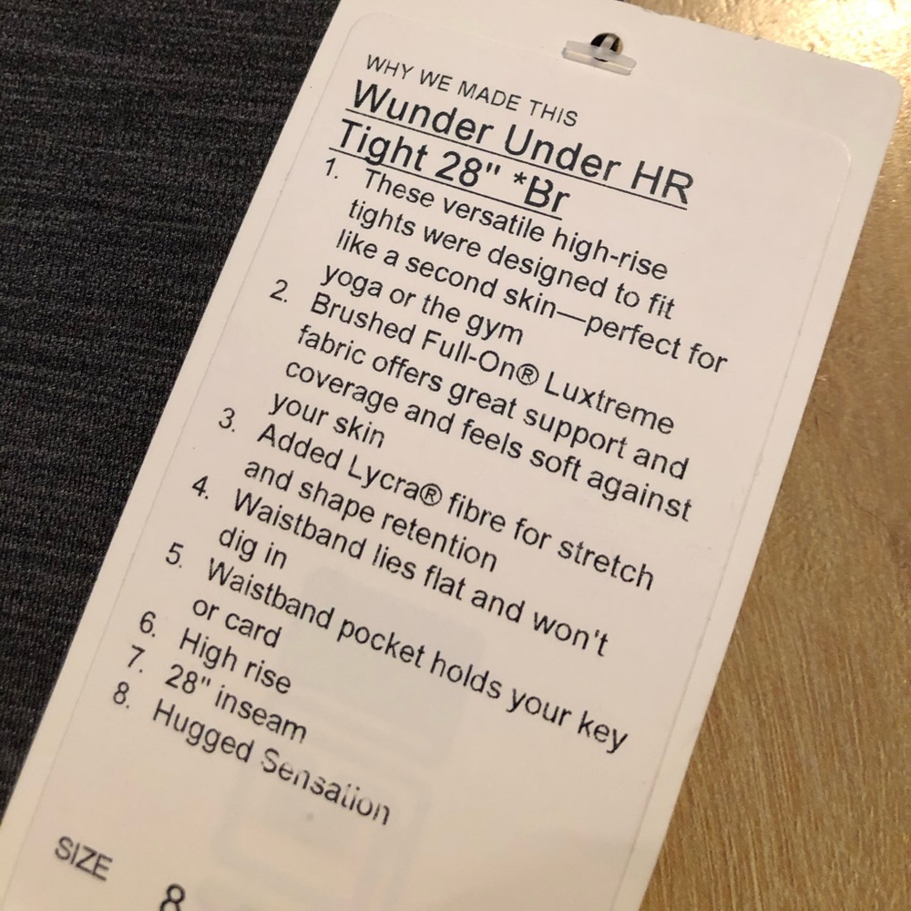 💥 NWT Lululemon Wunder Under 💥 - Picture 5 of 6